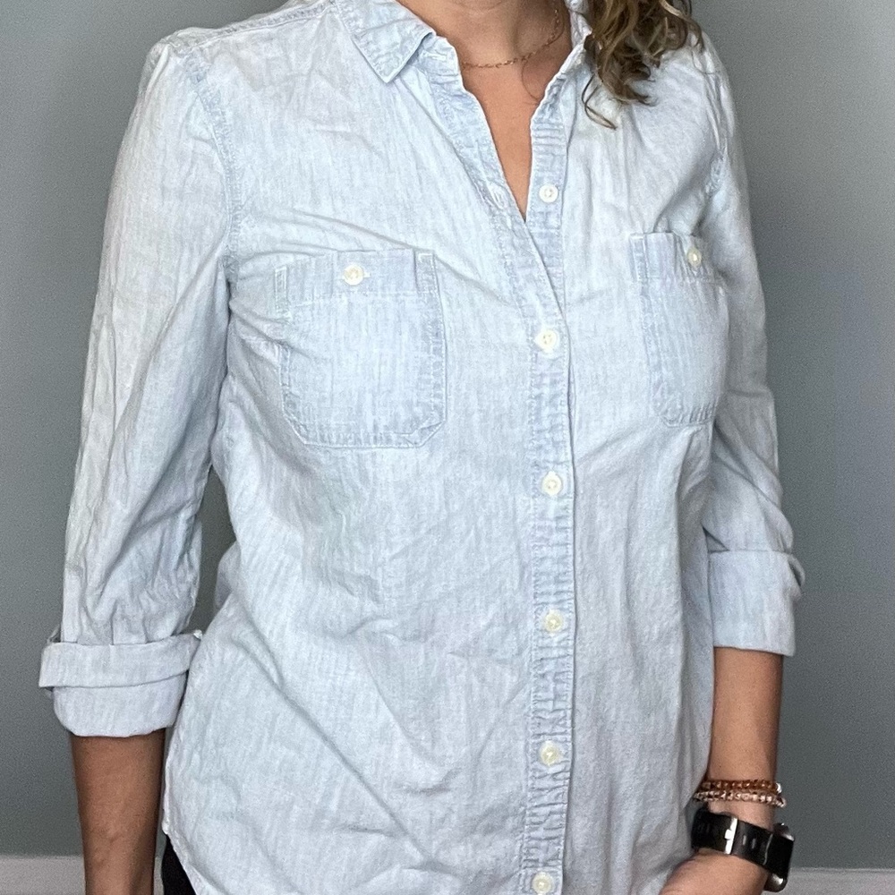 Light Denim -Old Navy Button Up.